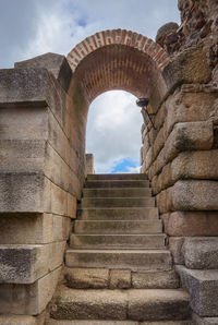 Low angle view of steps