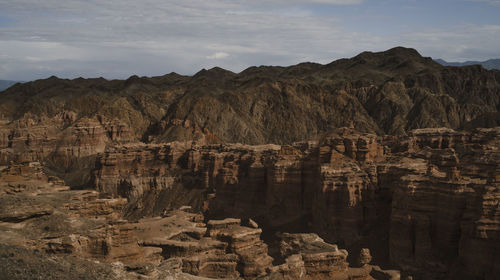 View of rock formations