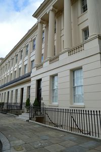 Low angle view of building against sky