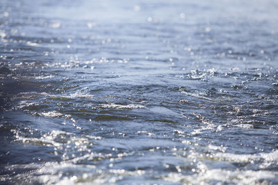 Aerial view of sea