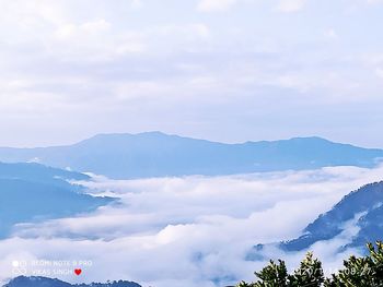 Low angle view of mountain against sky