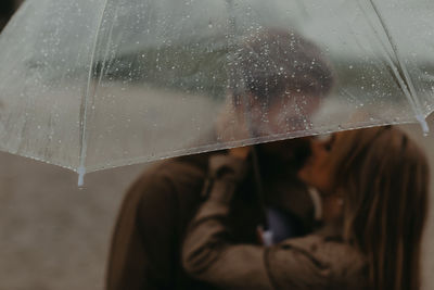 Woman with umbrella