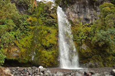 River flowing through rocks