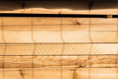 Full frame shot of wooden wall