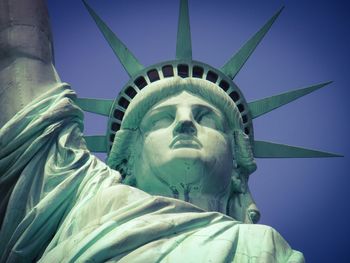 Portrait of statue of liberty