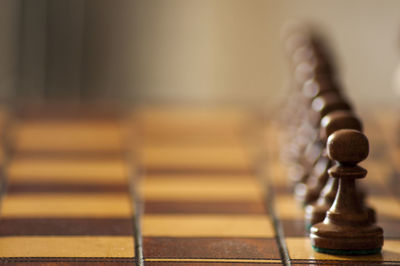 Close-up of object on table