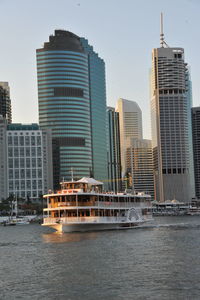 View of buildings in city at waterfront