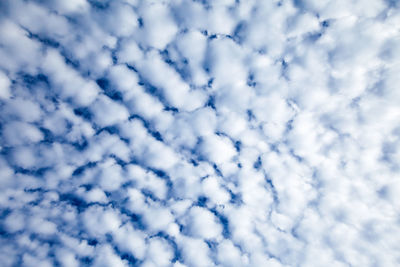 Low angle view of clouds in sky