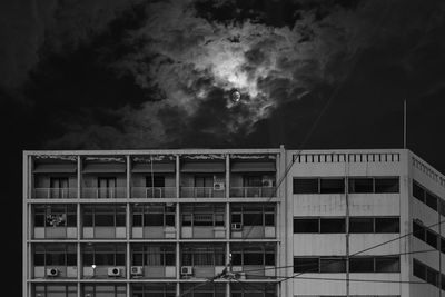 Low angle view of building against sky