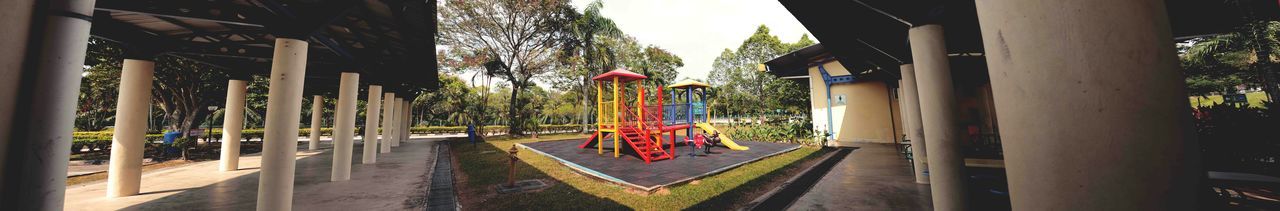 Panoramic view of park