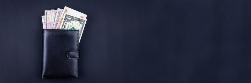 Close-up of electric lamp against black background