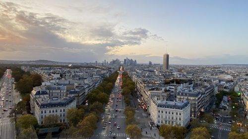 Beautiful view of paris 