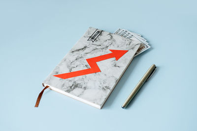 Rising cost of living, inflation, financial, economic crisis. notebook with dollars paper money