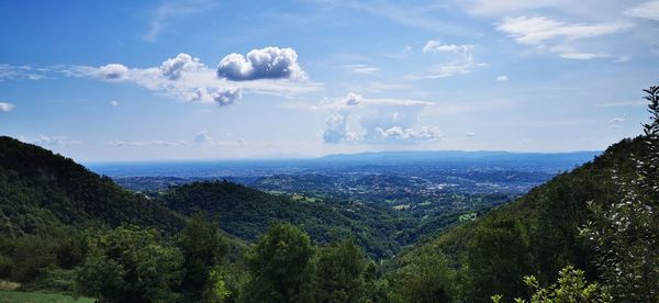 Panoramic view of landscape against sky