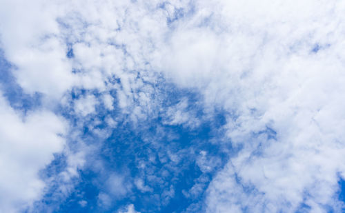 Low angle view of cloudscape