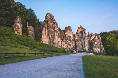 View of road passing through landscape