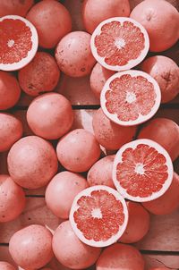 Close-up of grapefruits