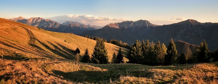 Panoramic view of landscape against sky