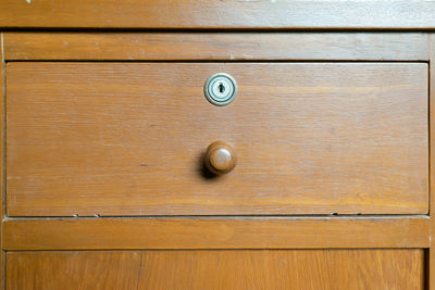 Close-up of closed door