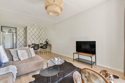 View of sofa and table in living room