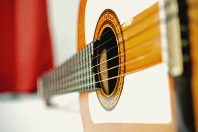 Close-up of guitar