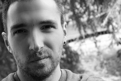 Portrait of smiling mid adult man