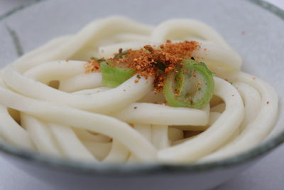 Close-up of meal served in bowl