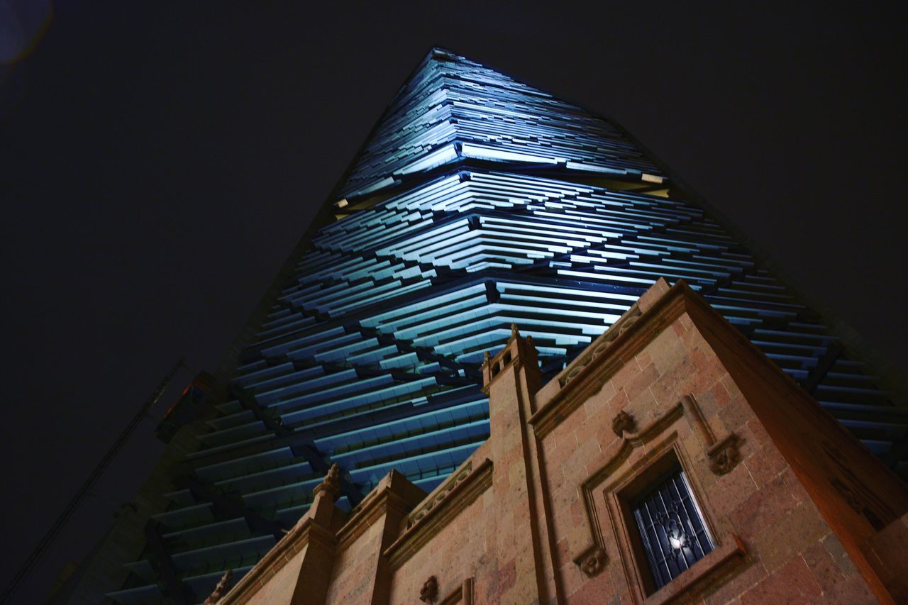 LOW ANGLE VIEW OF OFFICE BUILDING