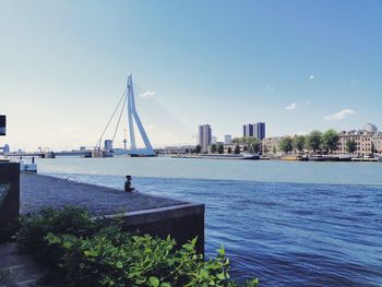 View of city at waterfront