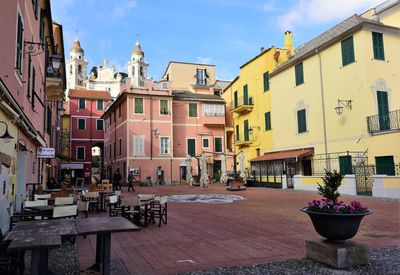 View of buildings in city