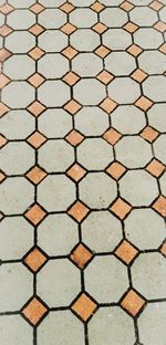 Full frame shot of tiled floor