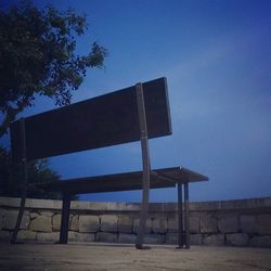 View of built structure against blue sky