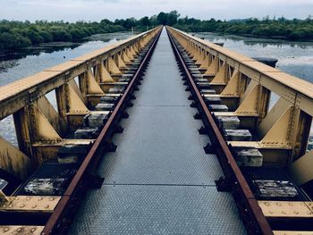 View of bridge over river