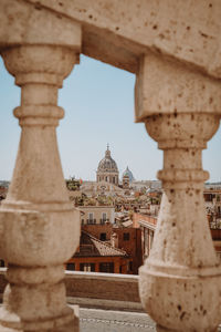 View of historical building against clear sky