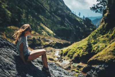 Scenic view of mountains