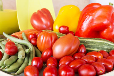 Close-up of bell peppers