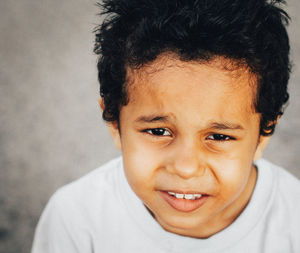 Close-up portrait of young man