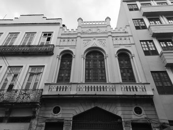 Low angle view of building against sky