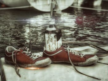 Close-up of shoes