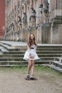 Full length portrait of woman