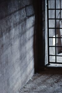 Interior of abandoned building