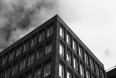 Low angle view of building against sky