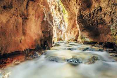 Long exposure image of river 