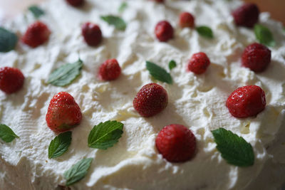 Close-up of strawberries