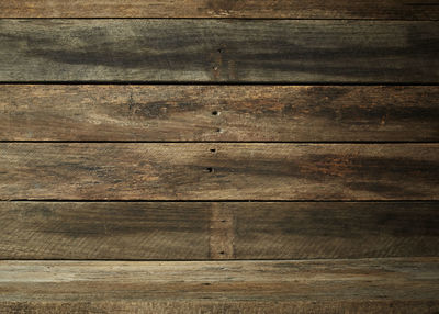 Surface level of wooden floor