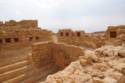 Old ruin building against sky