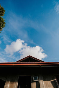 Low angle view of building against sky