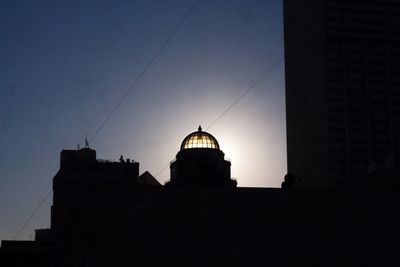 Low angle view of church against sky