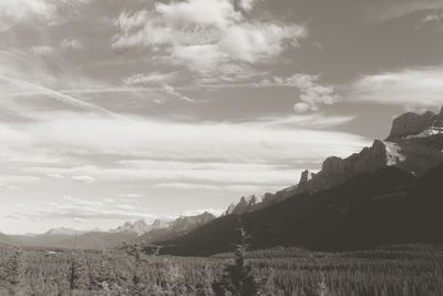 Scenic view of landscape against sky