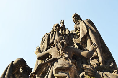 Low angle view of statue